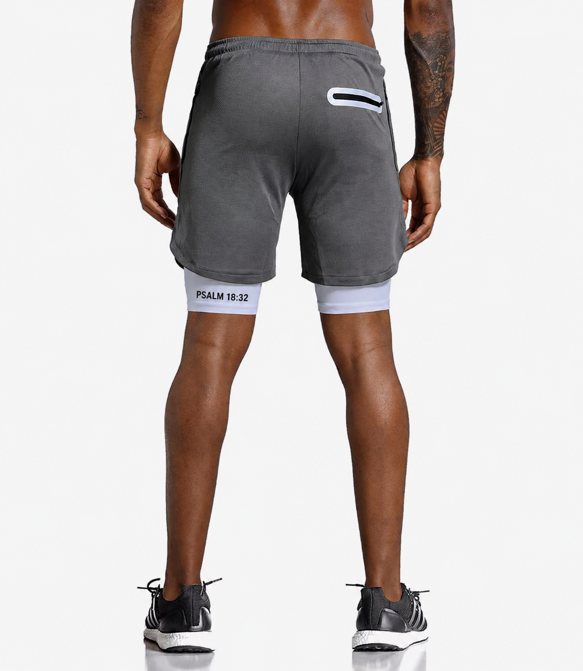PsalmFit Men’s 2-in-1 Performance Training Shorts