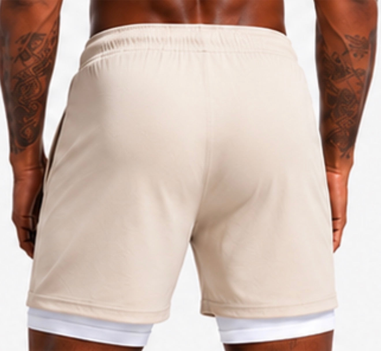 PsalmFit Men’s 2-in-1 Performance Training Shorts