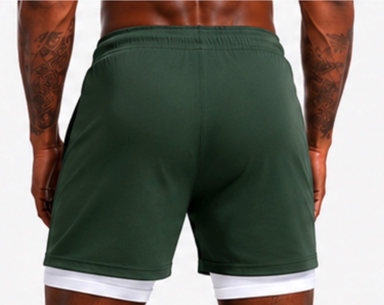 PsalmFit Men’s 2-in-1 Performance Training Shorts